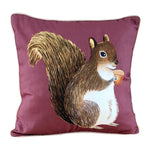 SALE Acorn and Squirrel Cushion