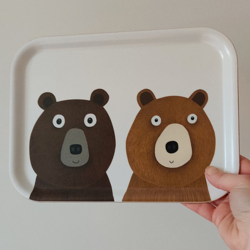 Mister and Miss Bear Tray
