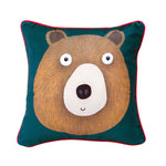 Miss Bear Velvet Cushion