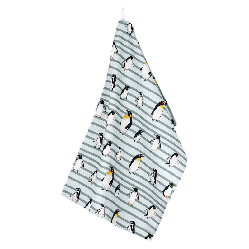 Penguin Waddle Tea Towel